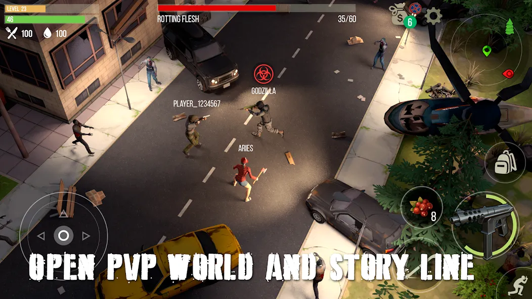 Prey Day: Zombie Survival (Прей Дей) [МОД Бесконечные монеты] APK Android Screenshot 5